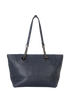 Turnlock Chain Tote, &pound;130, Handbags, Navy, Leather, Back view